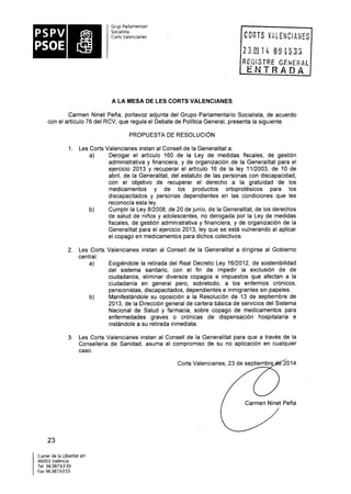 Propostes Grup Socialista