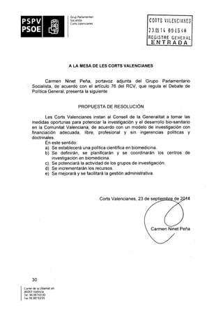 Propostes Grup Socialista