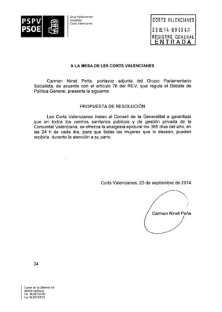 Propostes Grup Socialista