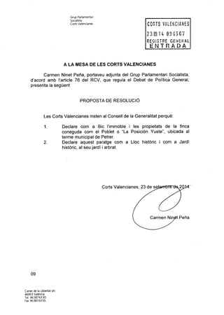 Propostes Grup Socialista