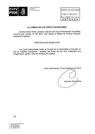 Propostes Grup Socialista