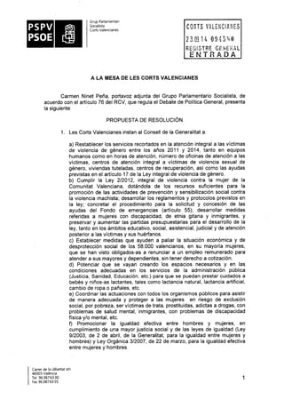 Propostes Grup Socialista