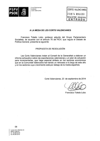 Propostes Grup Socialista