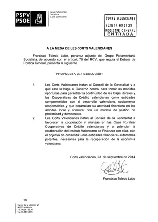 Propostes Grup Socialista