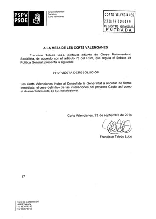 Propostes Grup Socialista