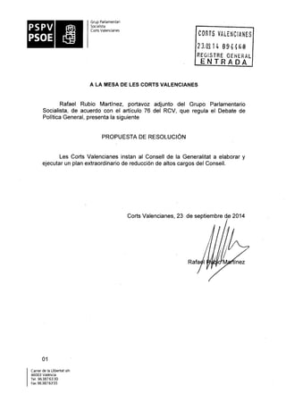 Propostes Grup Socialista