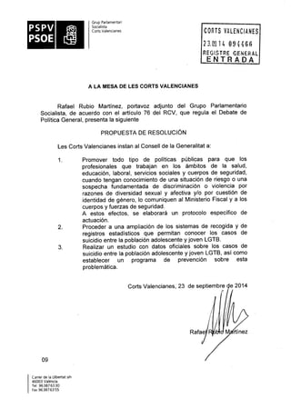 Propostes Grup Socialista