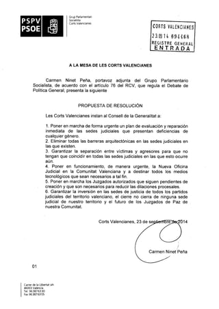 Propostes Grup Socialista