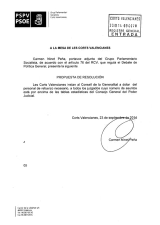 Propostes Grup Socialista