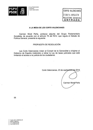 Propostes Grup Socialista