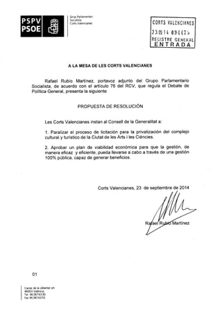 Propostes Grup Socialista