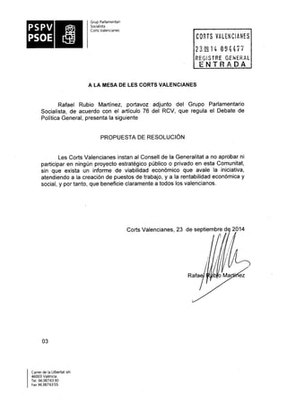 Propostes Grup Socialista