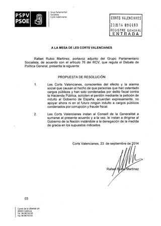 Propostes Grup Socialista