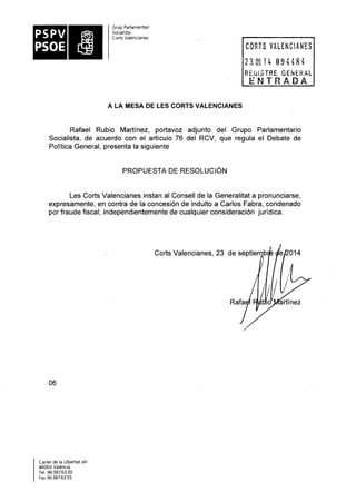 Propostes Grup Socialista