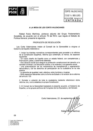 Propostes Grup Socialista