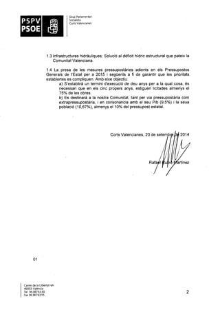 Propostes Grup Socialista