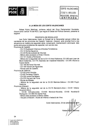 Propostes Grup Socialista