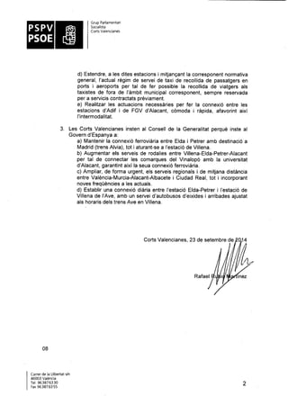 Propostes Grup Socialista