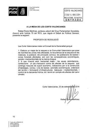 Propostes Grup Socialista