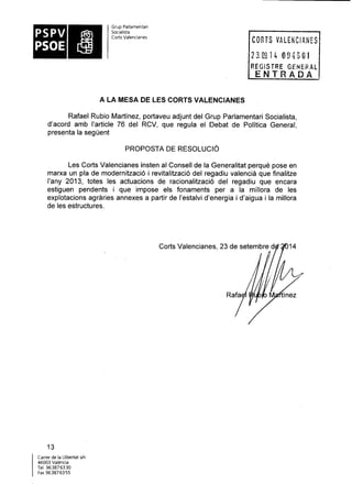 Propostes Grup Socialista