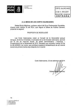 Propostes Grup Socialista