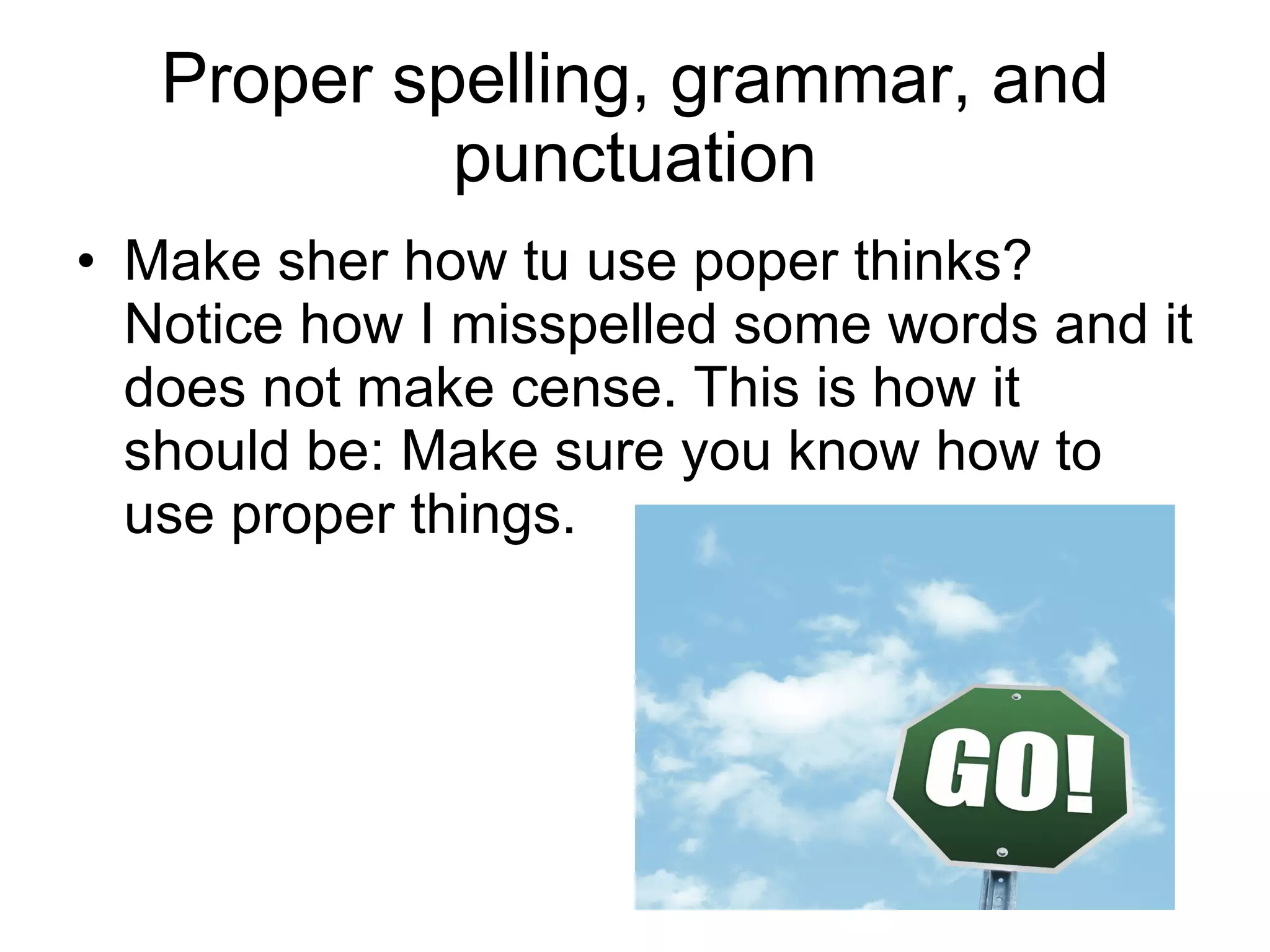 Propper Email Etiquette | PPT