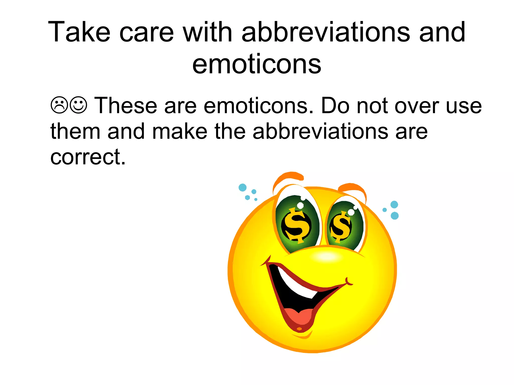 Propper Email Etiquette | PPT