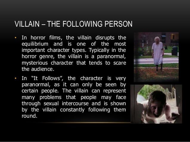 Propp S Character Theory In It Follows