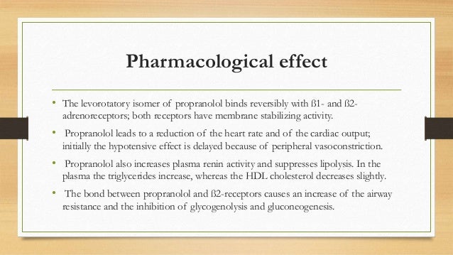 Propranolol Propranolol
