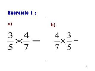 Exercício 1 :   a) b) 