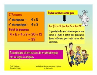 Propriedades Da MultiplicaçãO