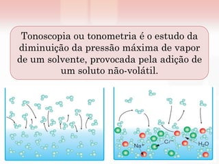 Propriedades coligativas; tonoscopia - físico-química | PDF