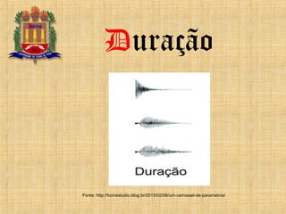 Duração
Fonte: http://homestudio.blog.br/2013/02/08/um-carrossel-de-parametros/
 