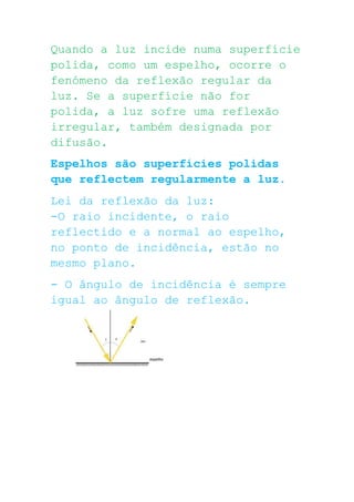 Propriedades E AplicaçãO Da Luz