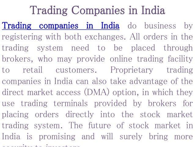 Proprietary options trading firms