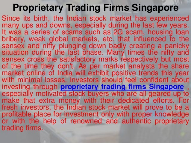 Forex prop firms singapore