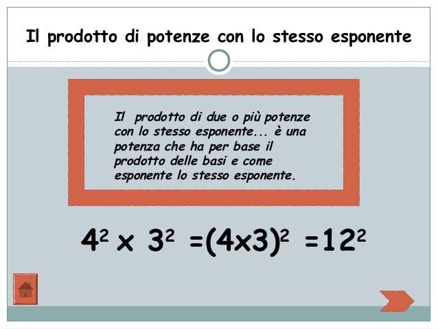 Proprietà delle potenze