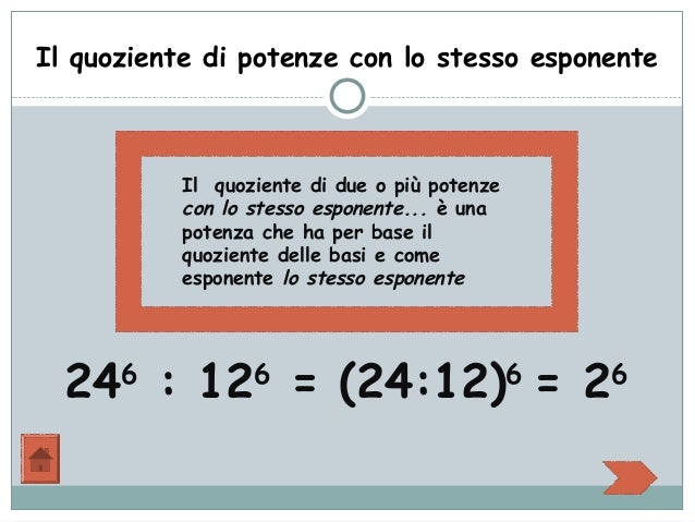 Proprietà delle potenze