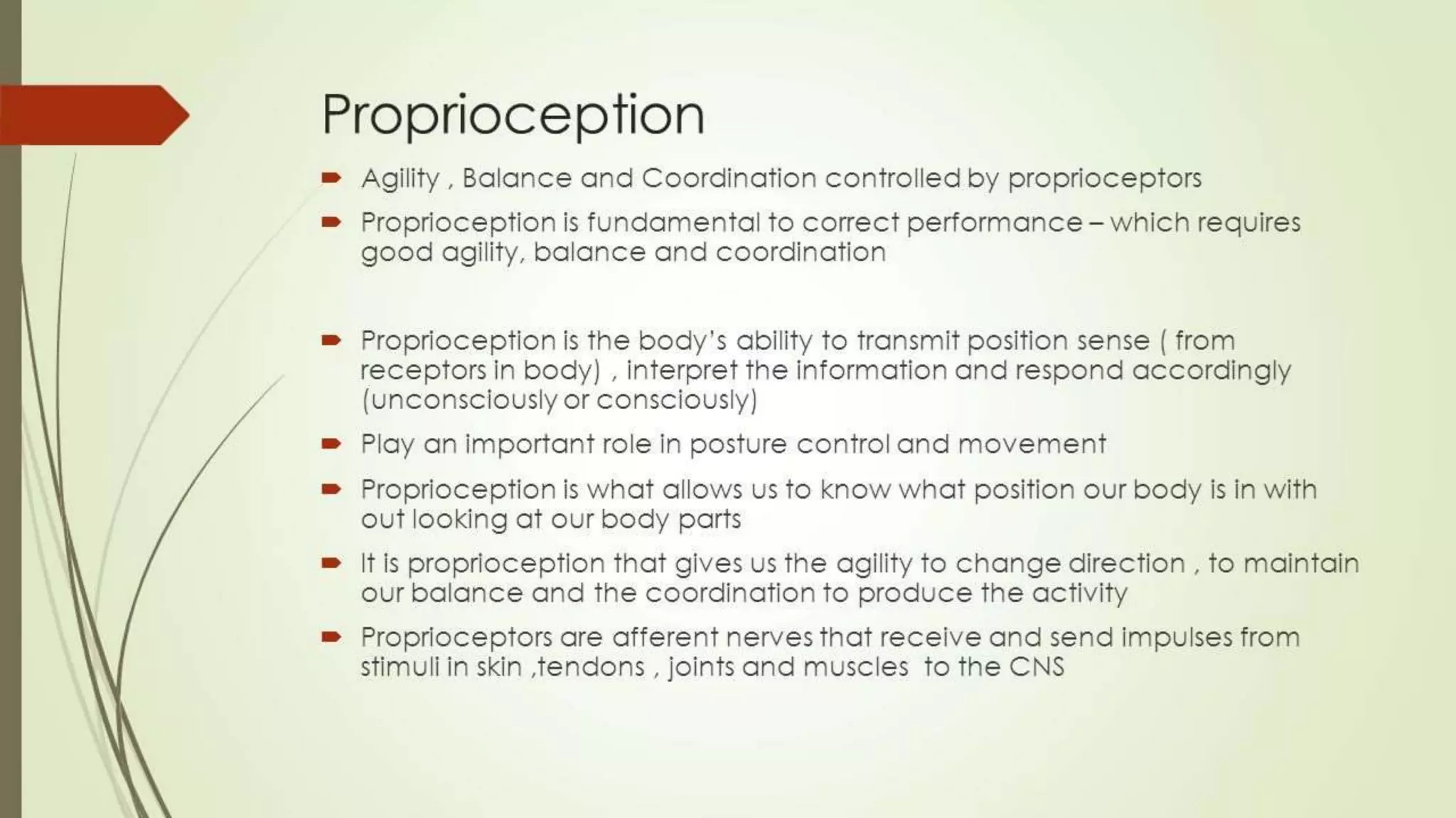 Proprioception