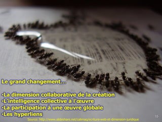 Source: http://www.slideshare.net/calimaq/ecriture-web-et-dimension-juridique 