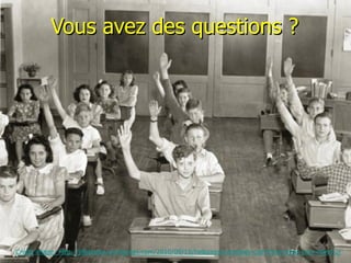 Vous avez des questions ? Crédit image: http://jillsbooks.wordpress.com/2010/09/15/hellooooo-anybody-out-there/raise-your-hand-2/ 