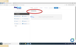 Online assessment with Proprofs pdf