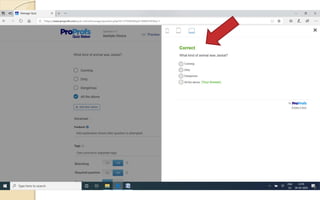 Online assessment with Proprofs pdf