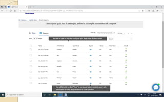 Online assessment with Proprofs pdf
