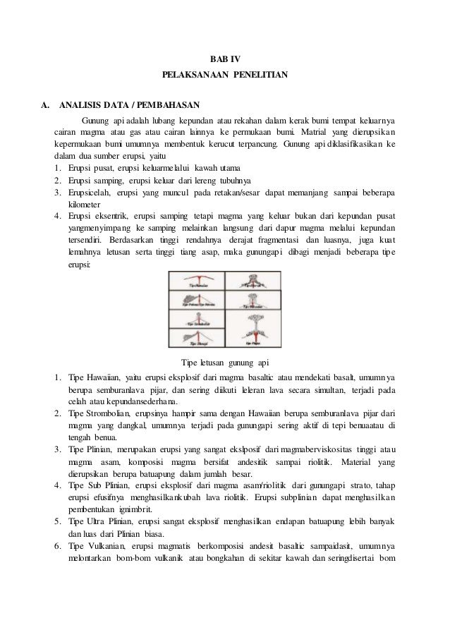 Propsal Geografi Gunung Meletus