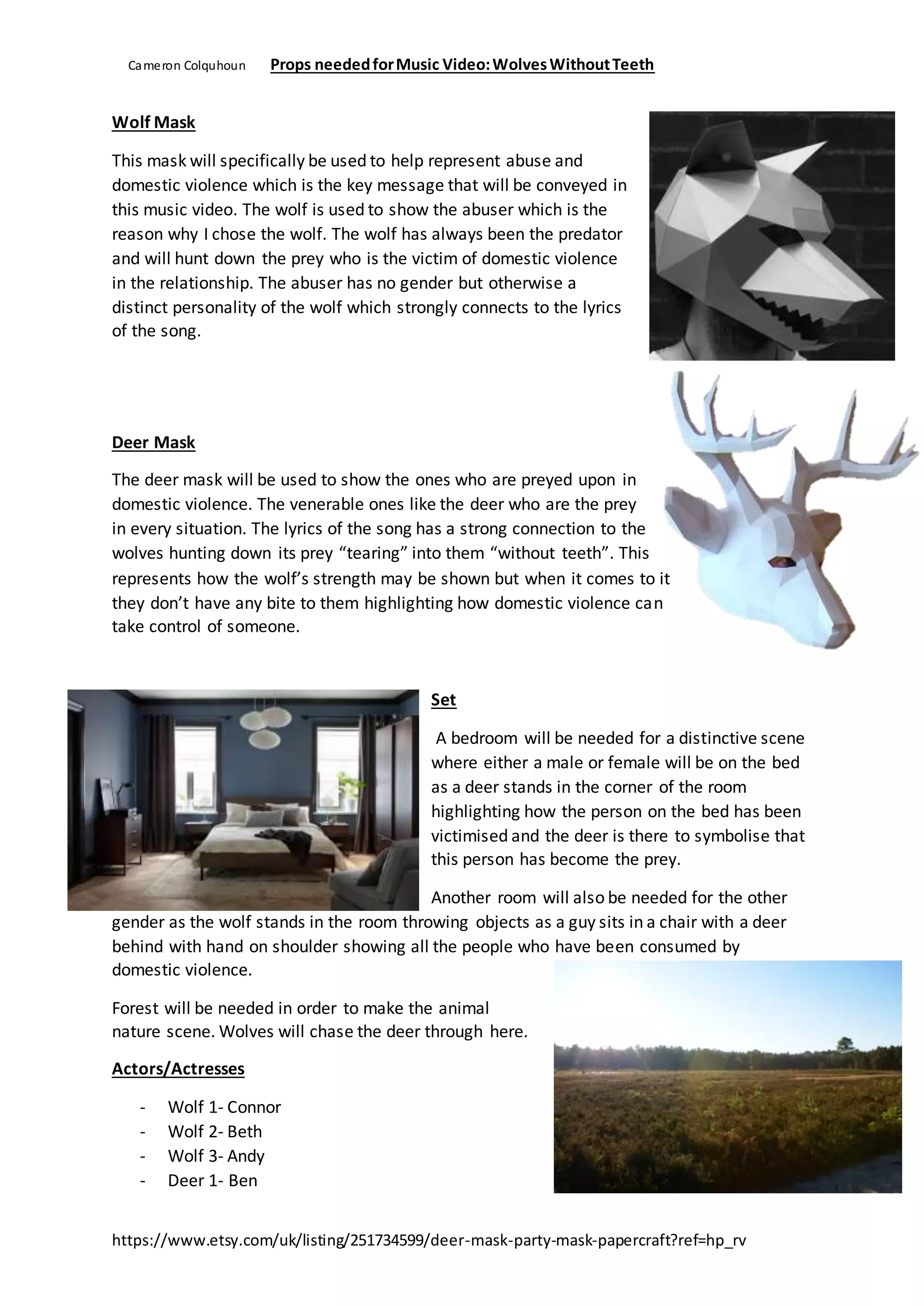 Props, Costumes and Actors | PDF