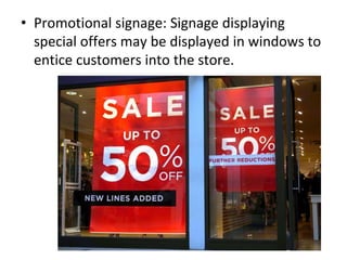 Promotional Signage Examples Props, Graphic and Signage.pptx