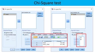 Chi-Square test
 