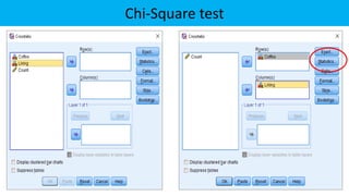 Chi-Square test
 