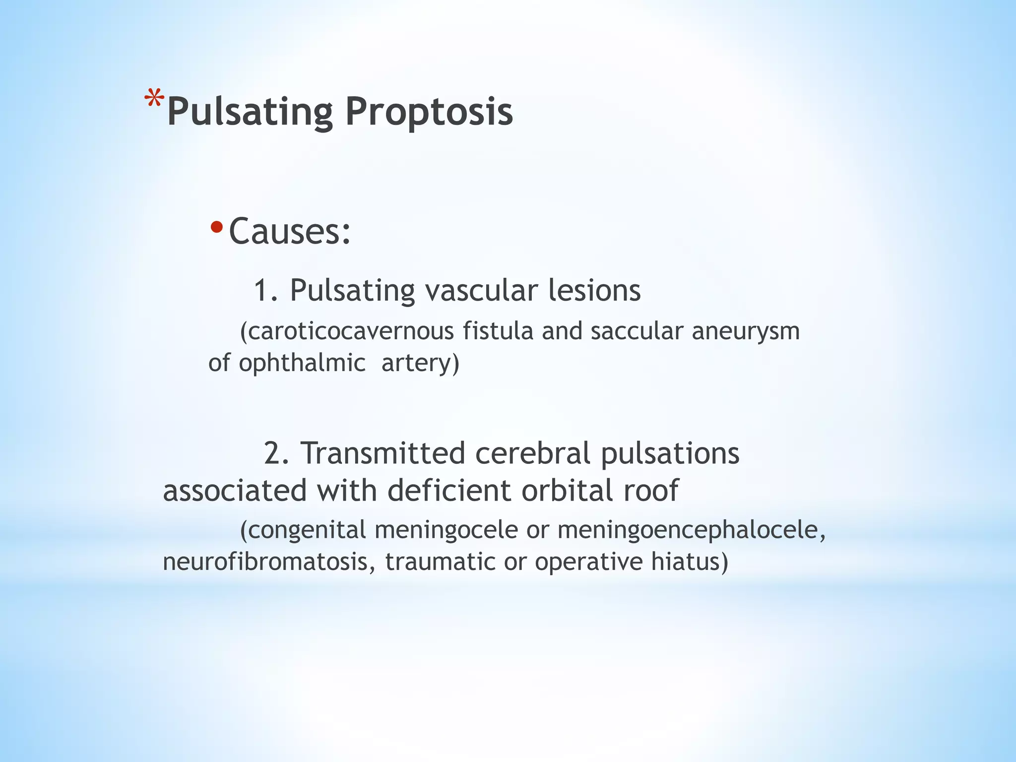 Proptosis | PPTX